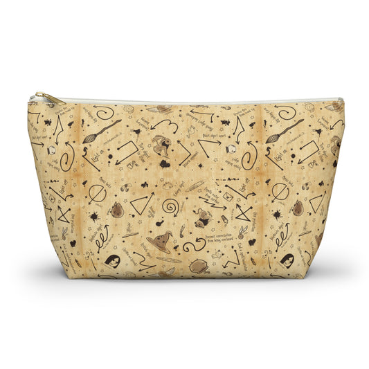 Charms Notes Accessory Pouch w T-bottom