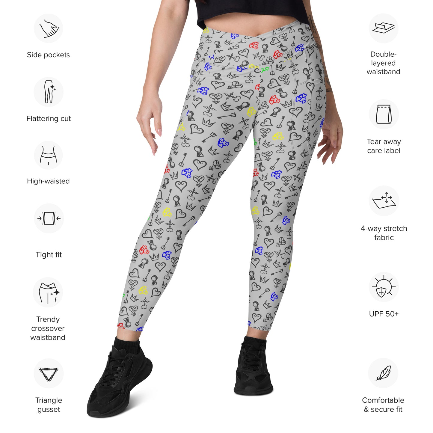 Junior Hero Crossover leggings with pockets
