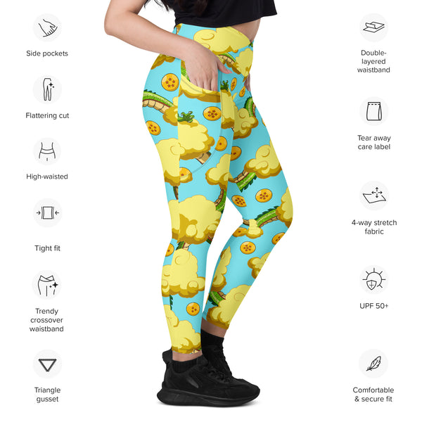 Eternal Dragon Crossover leggings with pockets