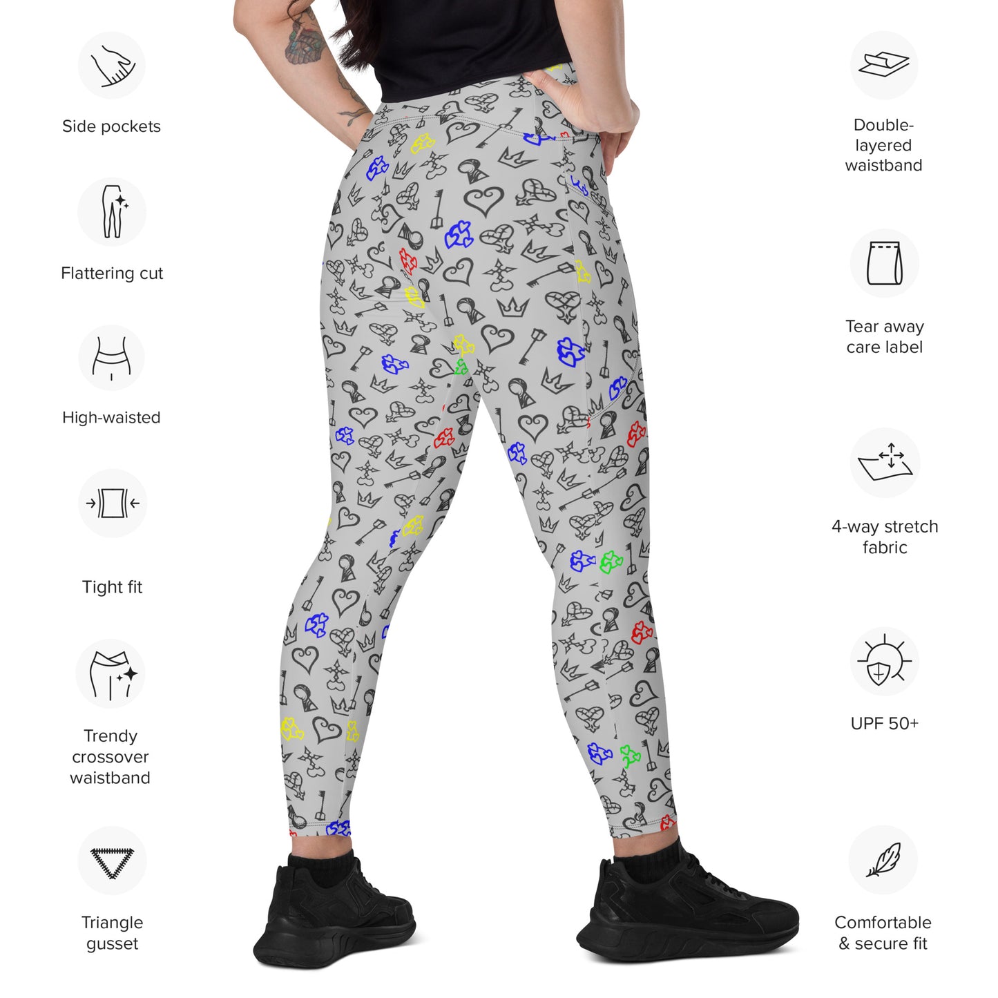 Junior Hero Crossover leggings with pockets