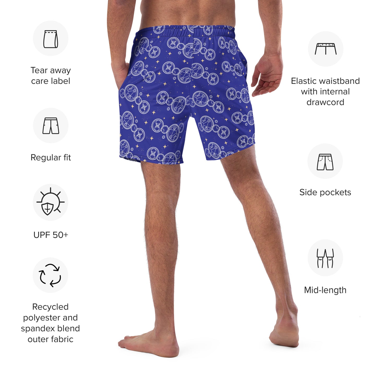 Gym to Swim Athletic Shorts - Baby Time Lord