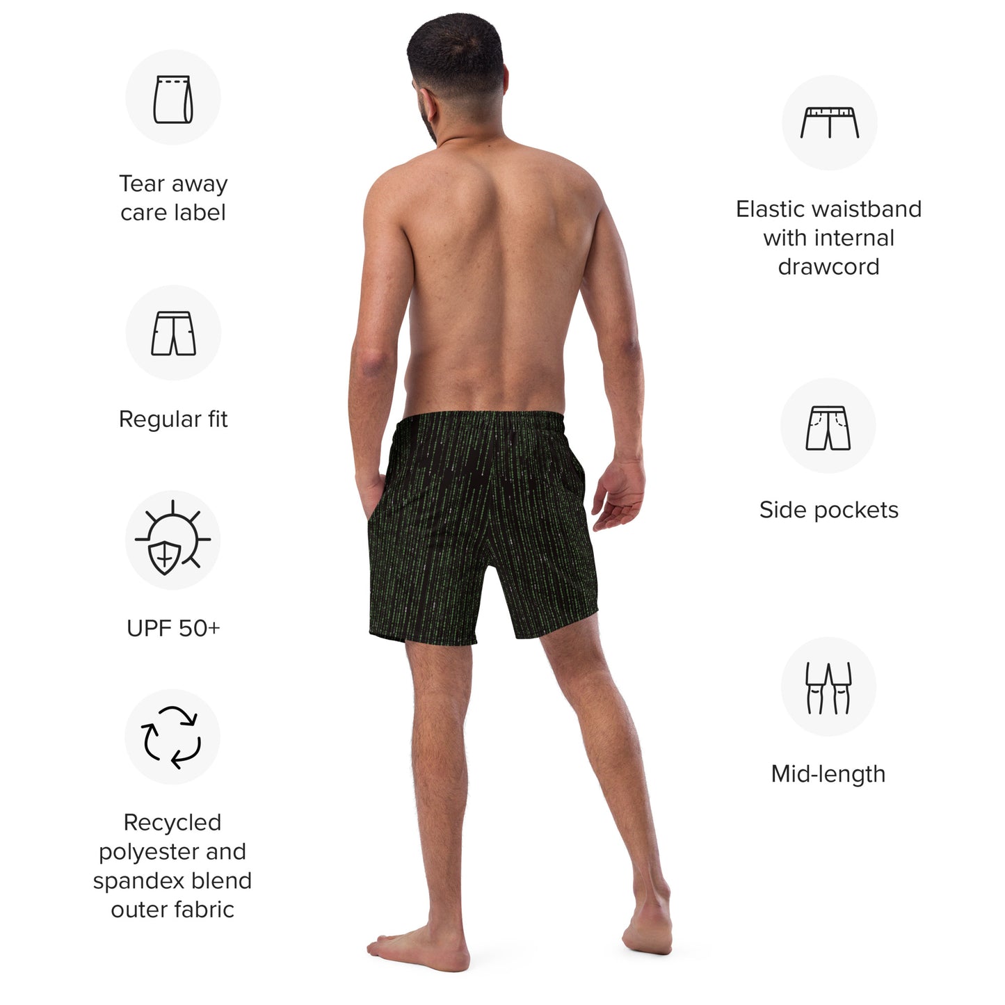 Gym to Swim Athletic Shorts - Encrypted