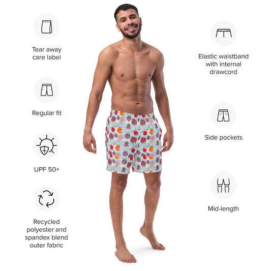 Gym to Swim Athletic Shorts - Fruit Salad