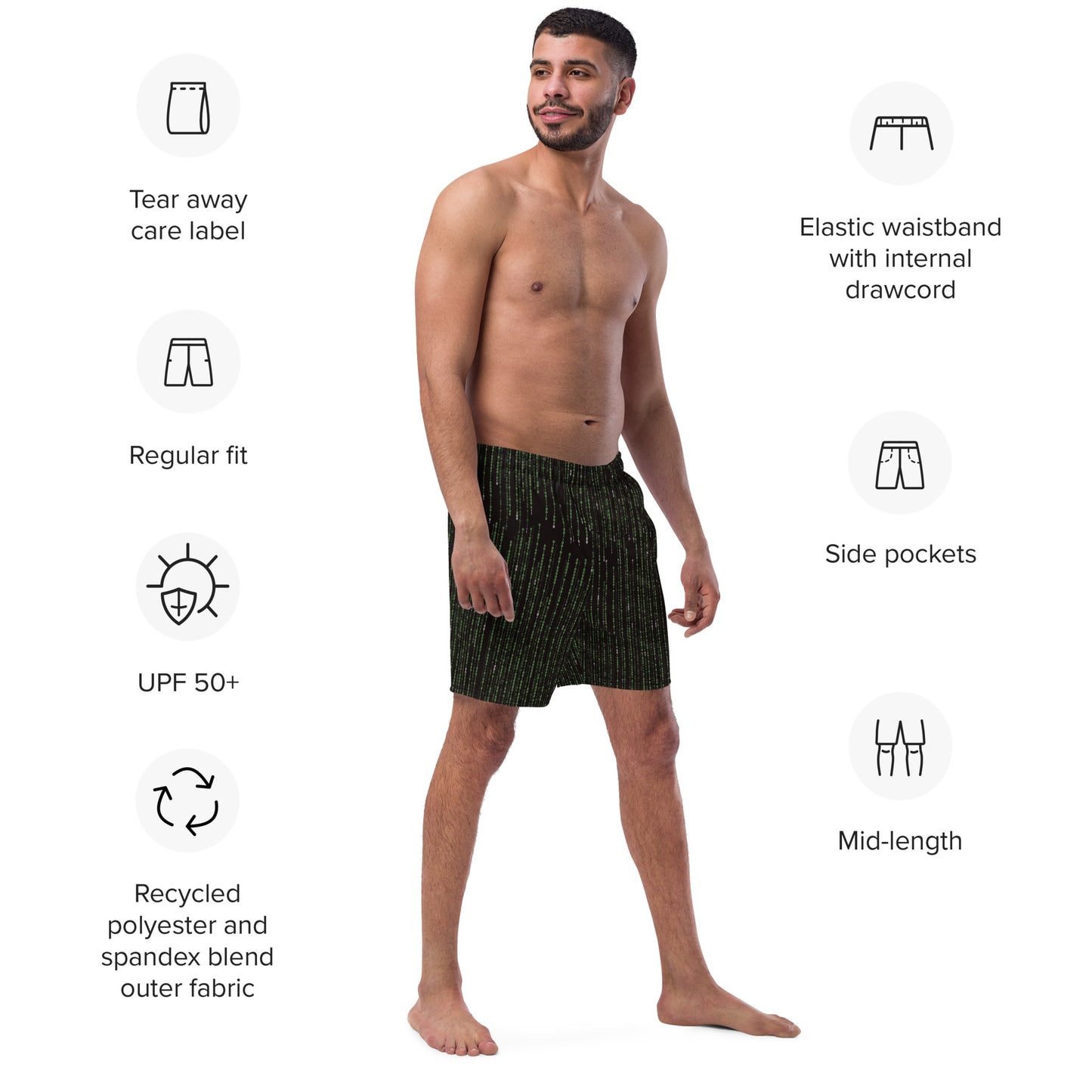Gym to Swim Athletic Shorts - Encrypted