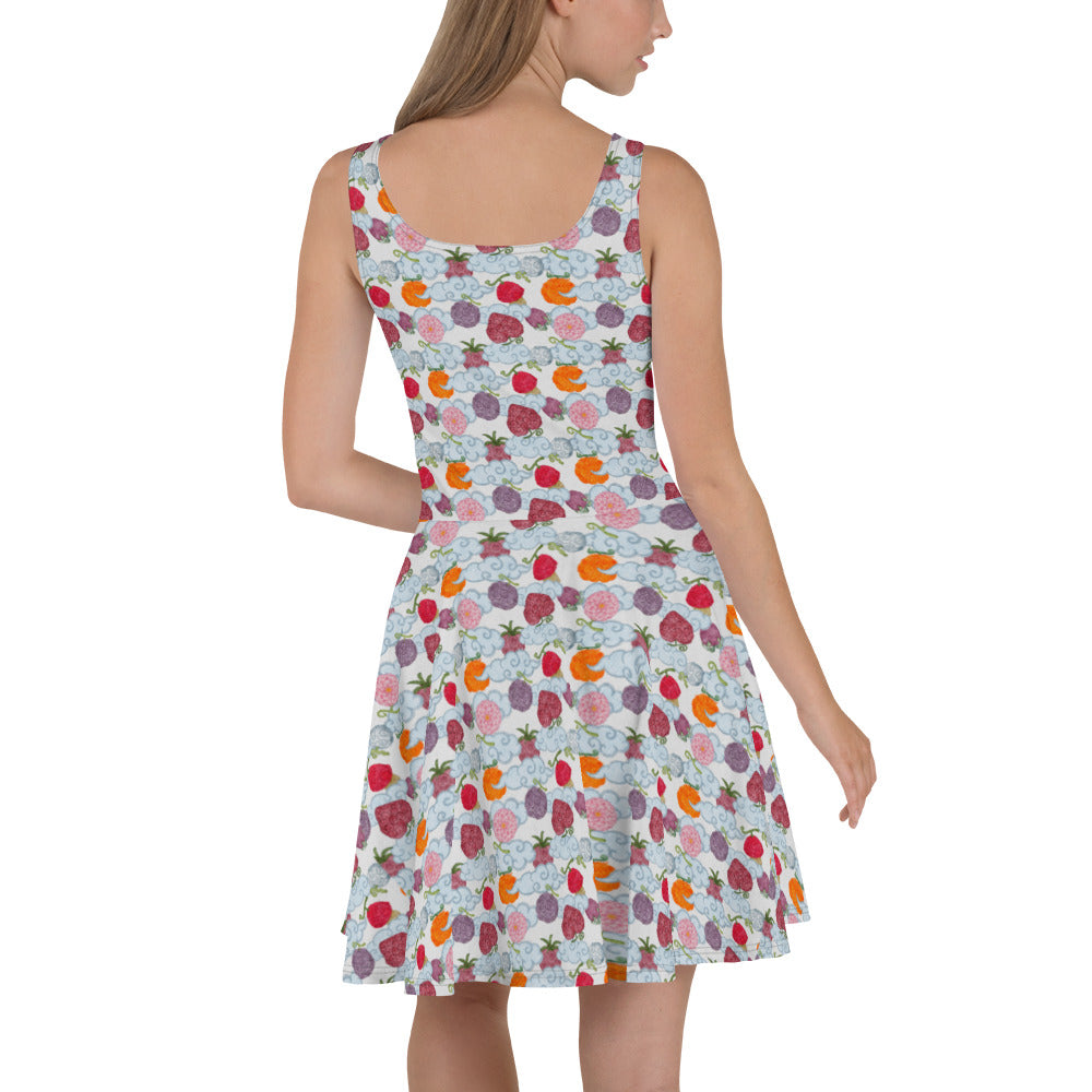 Fruit Salad Skater Dress