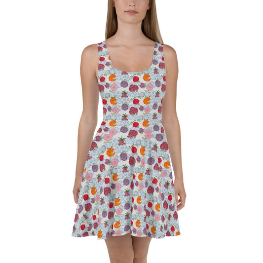 Fruit Salad Skater Dress