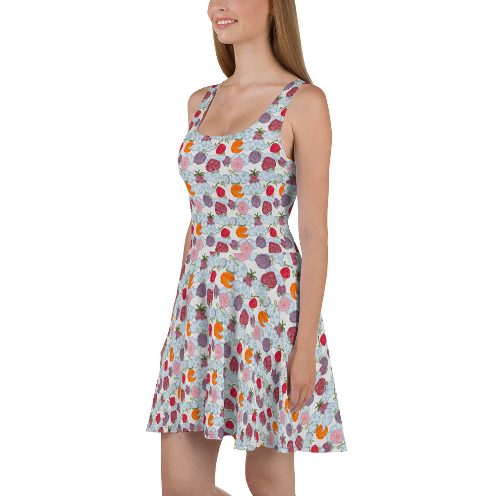 Fruit Salad Skater Dress