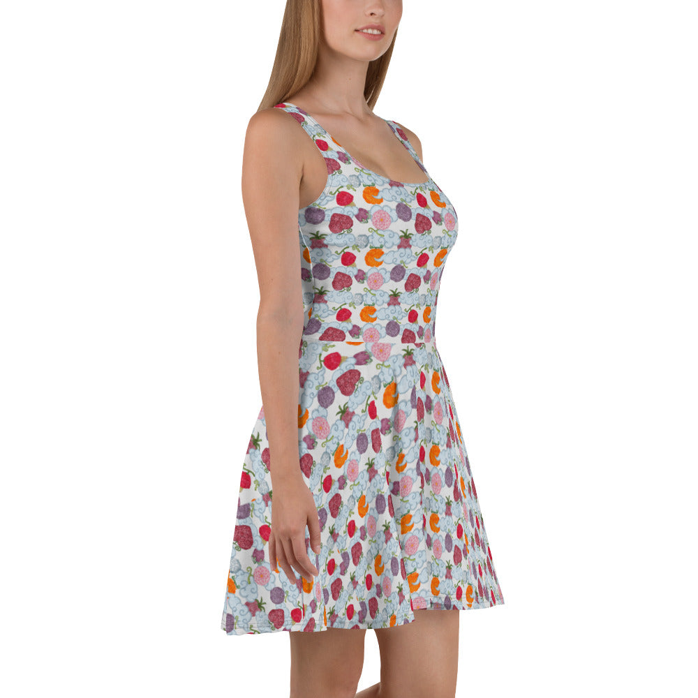 Fruit Salad Skater Dress