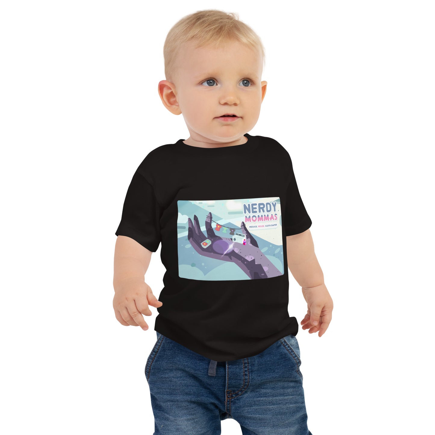Reduce, Reuse, Cloth Diaper Baby Short Sleeve Tee