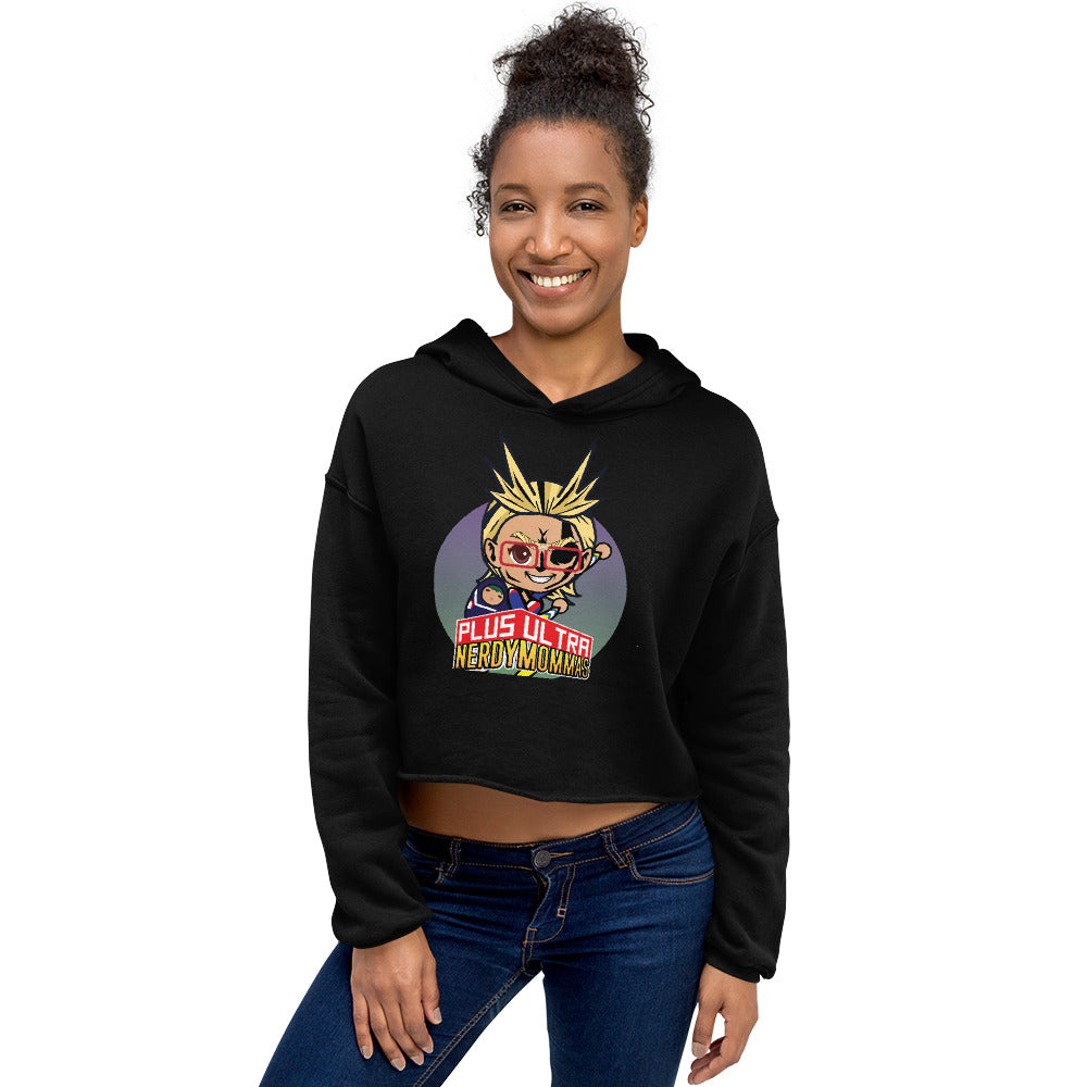 PlusUltra!Crop Hoodie