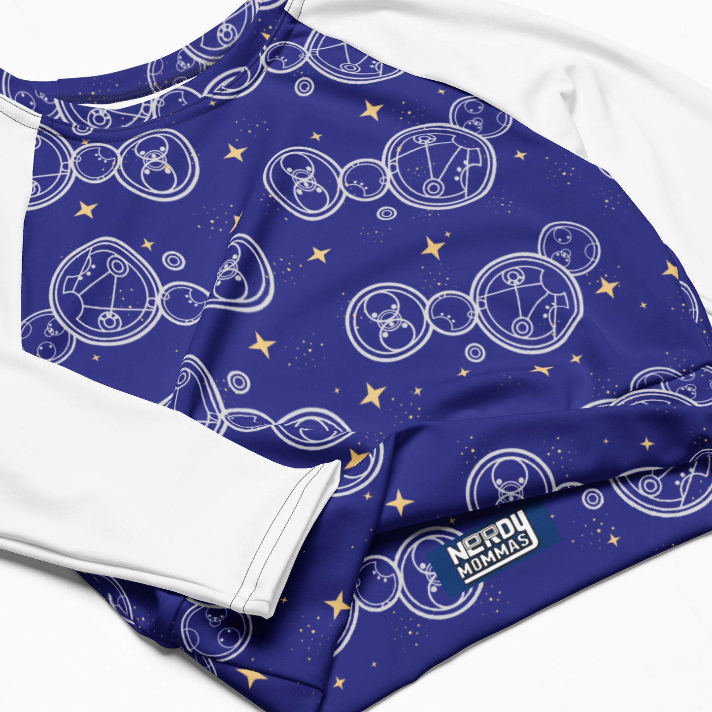 Baby Time Lord Recycled long-sleeve crop top