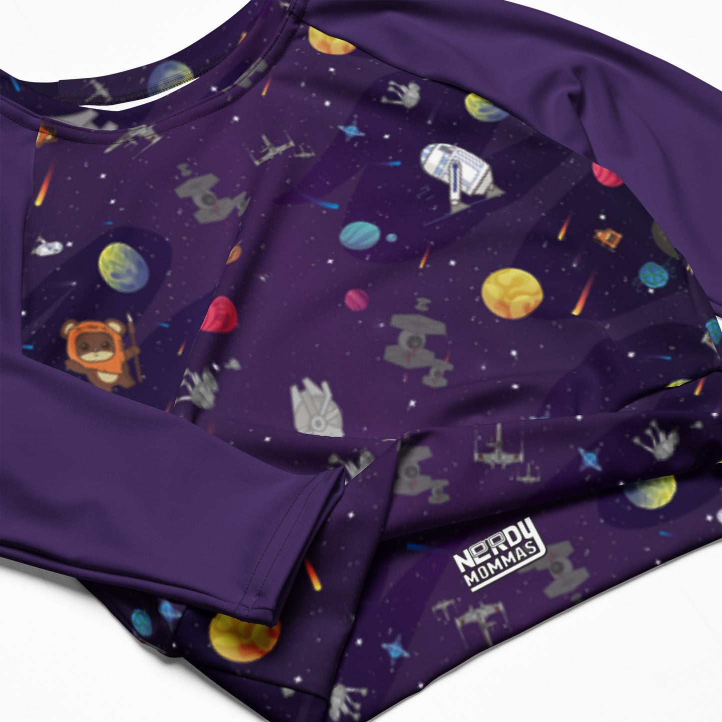 Our Only Hope Recycled long-sleeve crop top