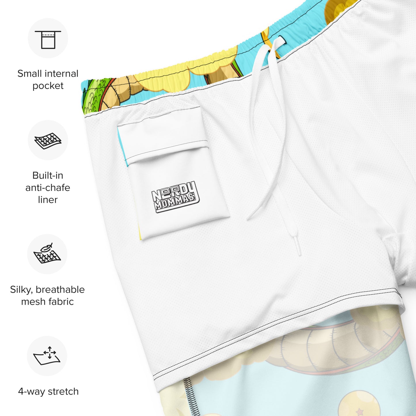 Gym to Swim Athletic Shorts - Eternal Dragon