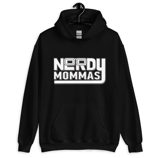 Nerdy Mommas BW Hoodie