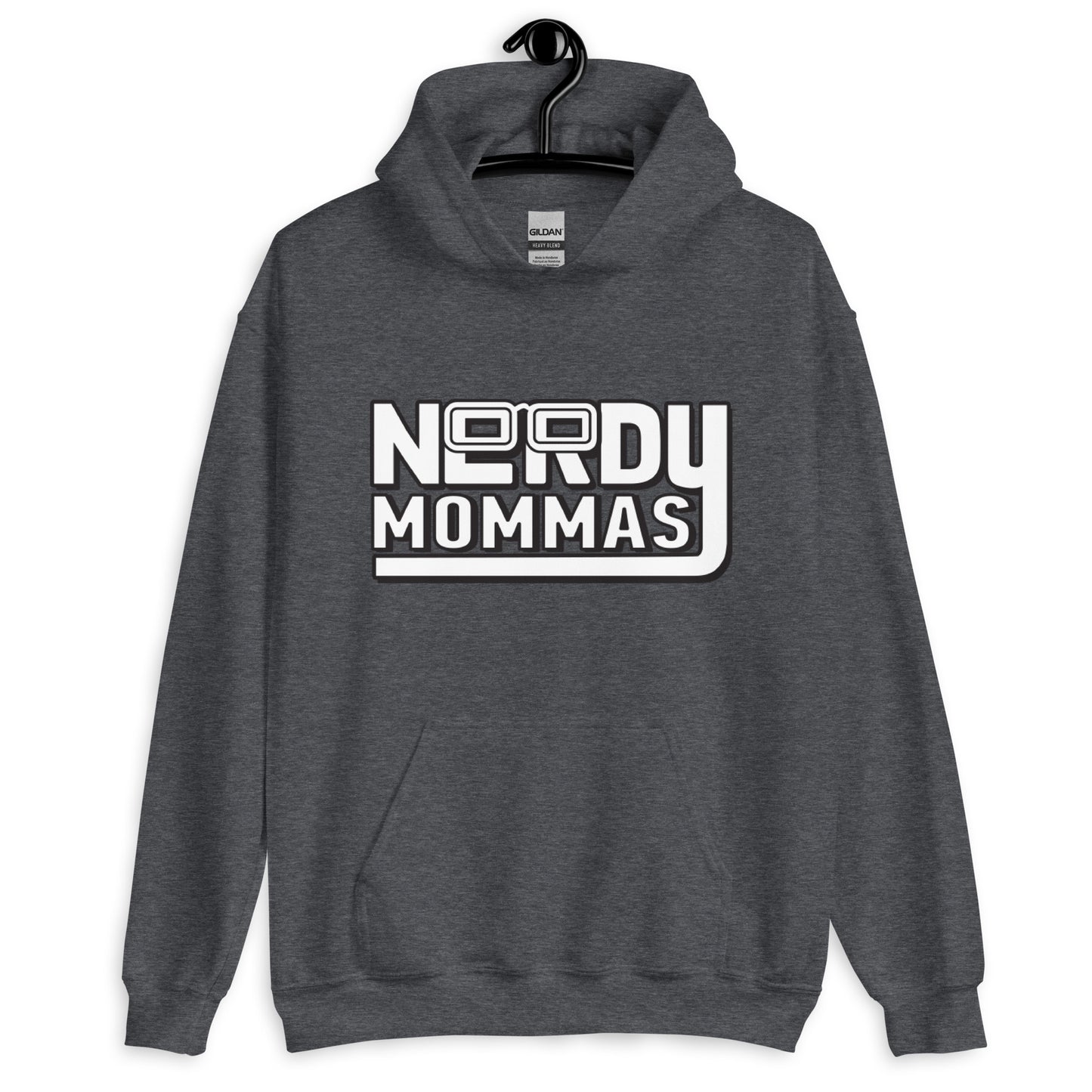 Nerdy Mommas BW Hoodie