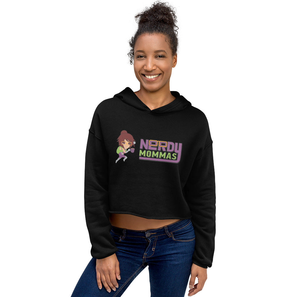 Nerdy Mommas Crop Hoodie