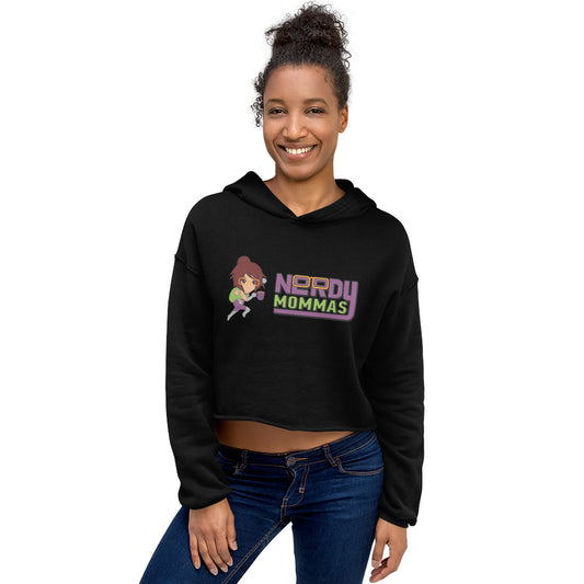 Nerdy Mommas Crop Hoodie
