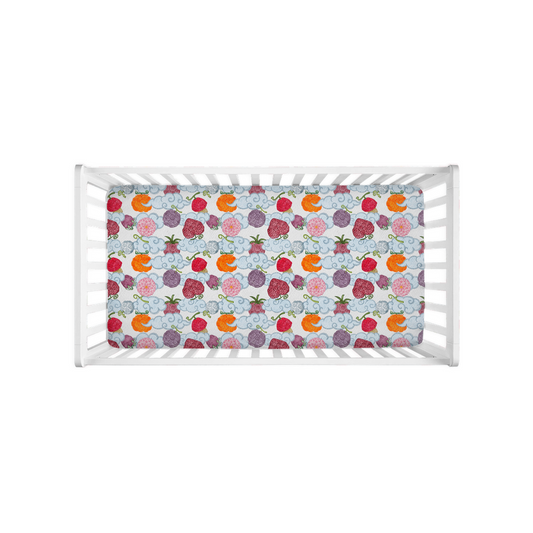 Fruit Salad Crib Sheets