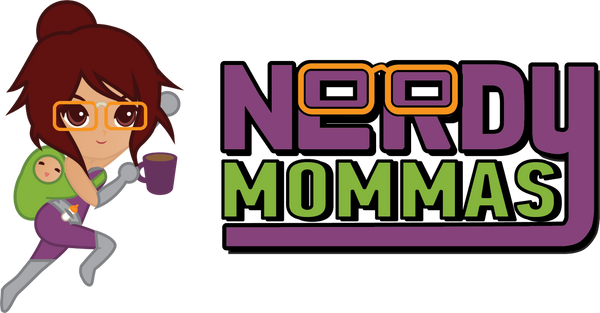 Nerdy Mommas fandom inspired cloth diapering brand logo