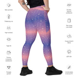 Senshi Skies Crossover leggings with pockets