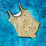Charms Notes Youth Swimsuit