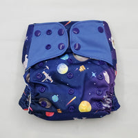 Overnight cloth diaper. A modern cloth diaper with a fandom-inspired design. Vibrant and detailed, it showcases fanart inspired by star wars