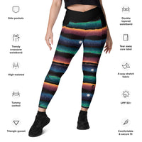 Rock and Roll Crossover leggings with pockets